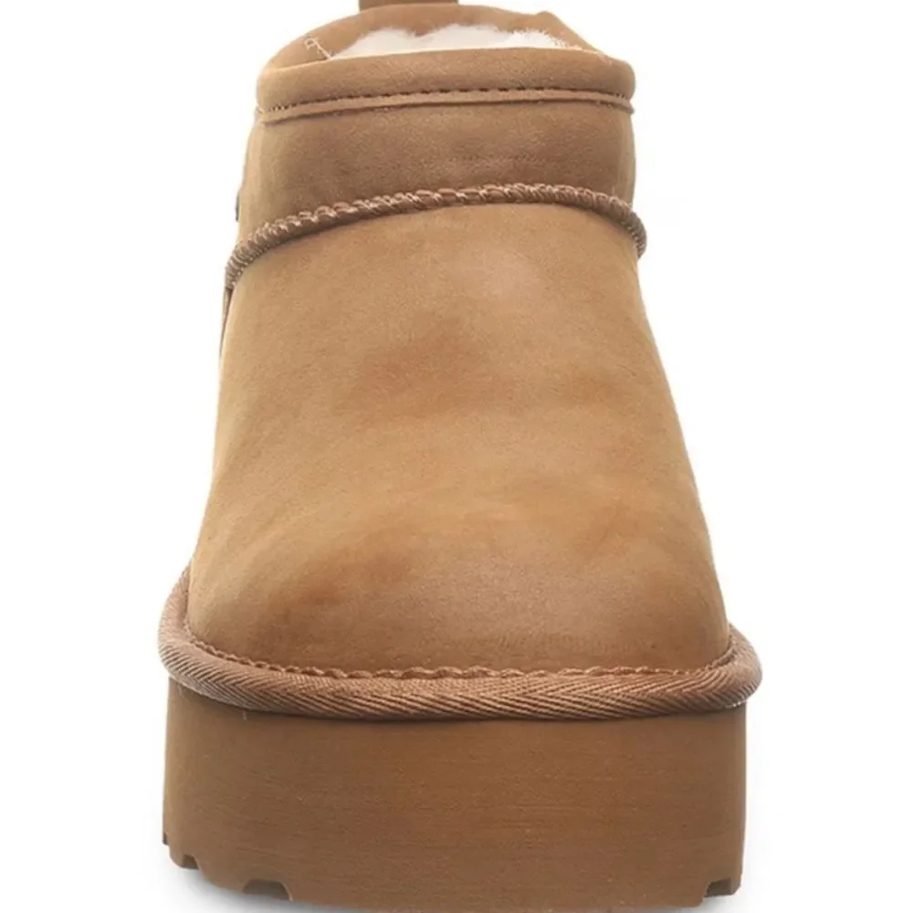 BearPaw Retro Super Shorty Vegan Platform Boot-‎ Hickory
